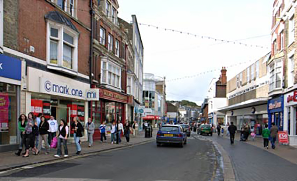 Uma rua em Dover - UK
