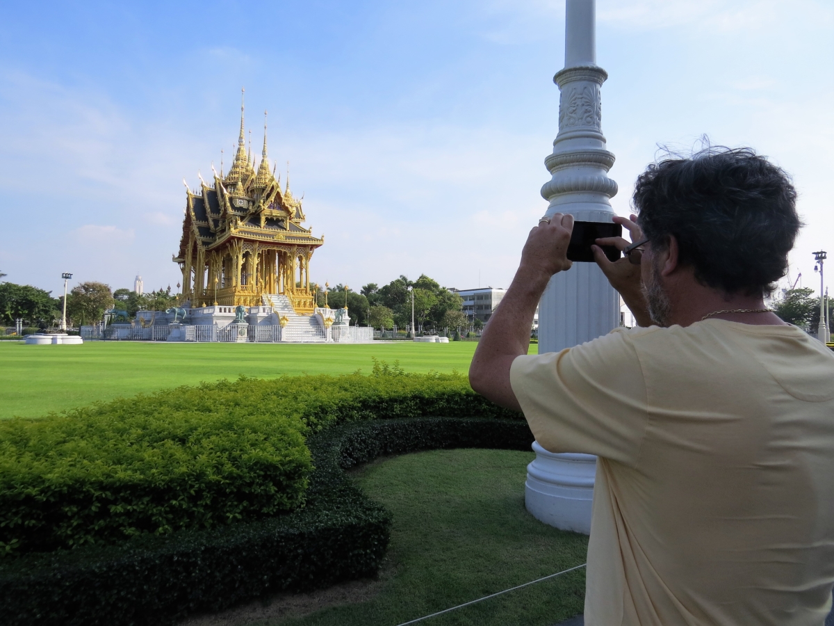 O pavilhão é a estrutura mais clicada do Dusit Park