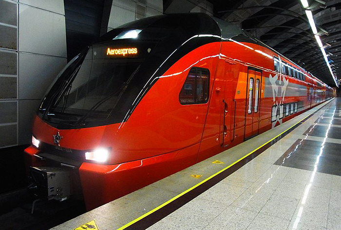 Aeroexpress - do aeroporto para o centro. Foto: wikipedia