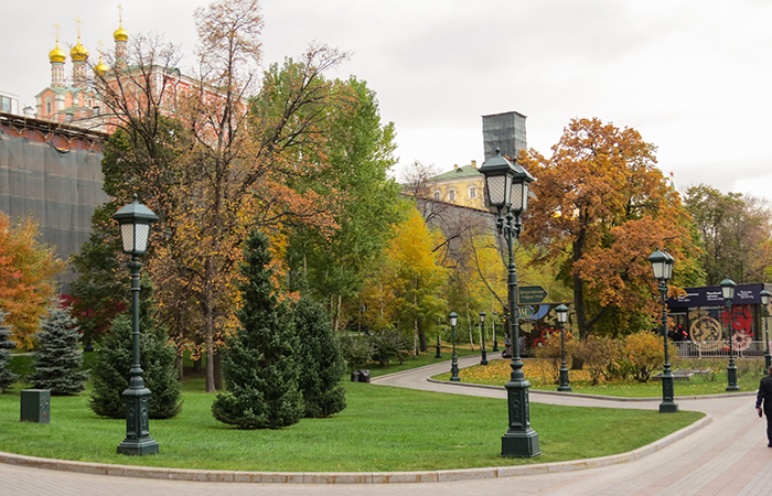 Os Jardins de Alexandre são uma das áreas verdes da cidade