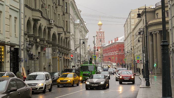 Moscou é um cenário cinematográfico, onde quer que se olhe