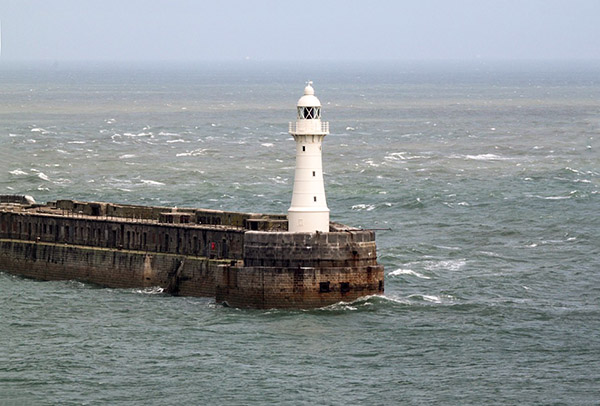 Farol do porto de Dover, Inglaterra