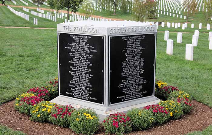 Memorial das vítimas do ataque ao Pentágono em 11 de setembro