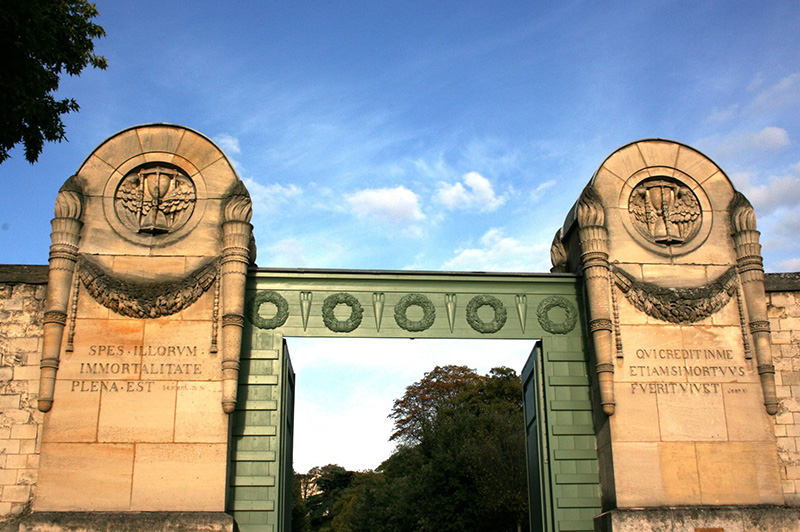 Entrada do cemitério Père-Lachaise