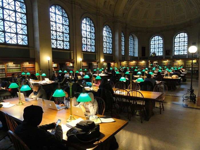 Biblioteca Pública de Boston, nos Estados Unidos