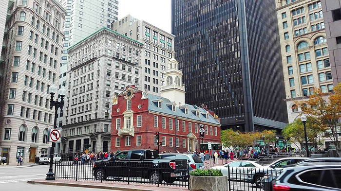 Centro da cidade de Boston, Massachusetts, Estados Unidos