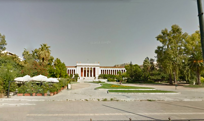 Fachada do Museu Arqueológico Nacional de Atenas