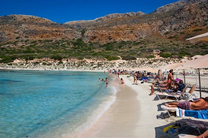 Grecia praia barracas