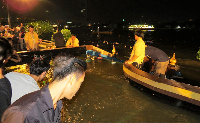 Arranjos na água em Bangkok, Tailândia