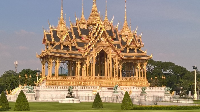 O Pavilhão no Dusit Palace, em Bangkok, Tailândia