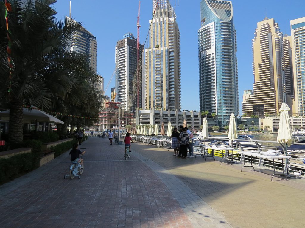Dubai Marina, nos Emirados Árabes