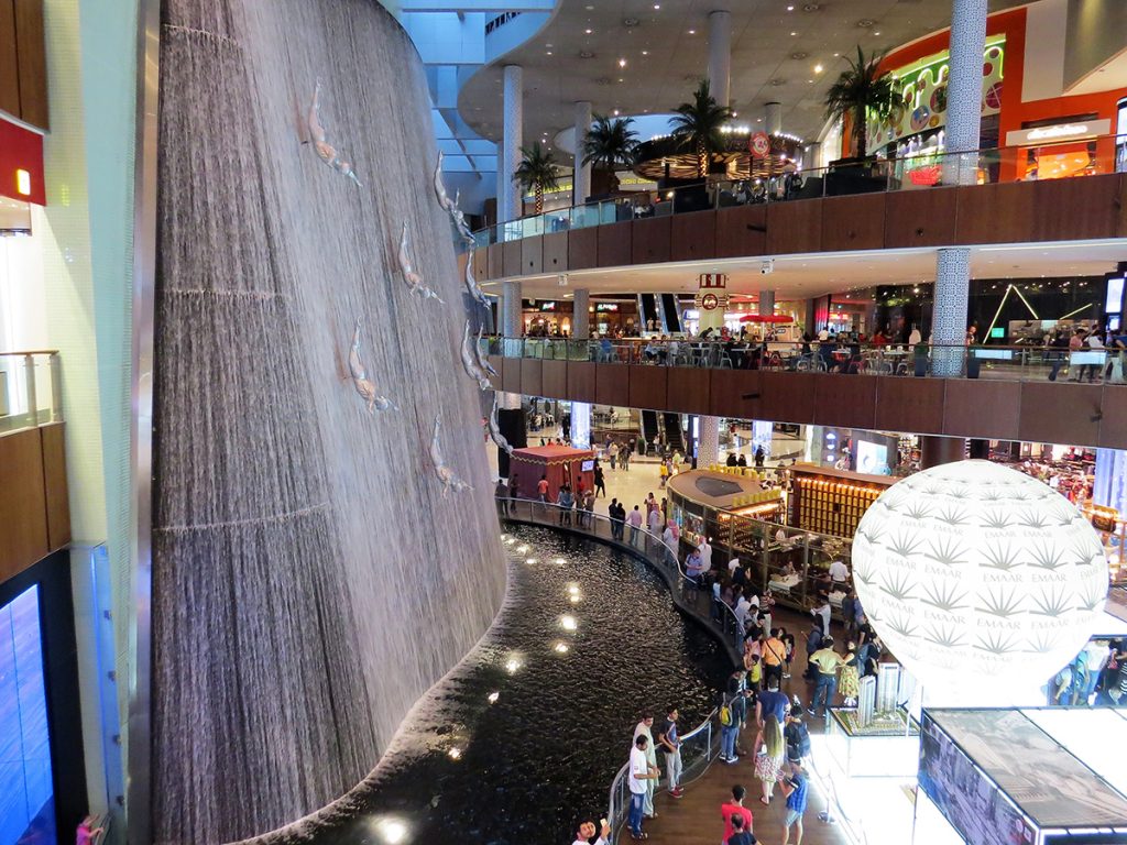 Dubai Mall em Dubai, Emirados Árabes