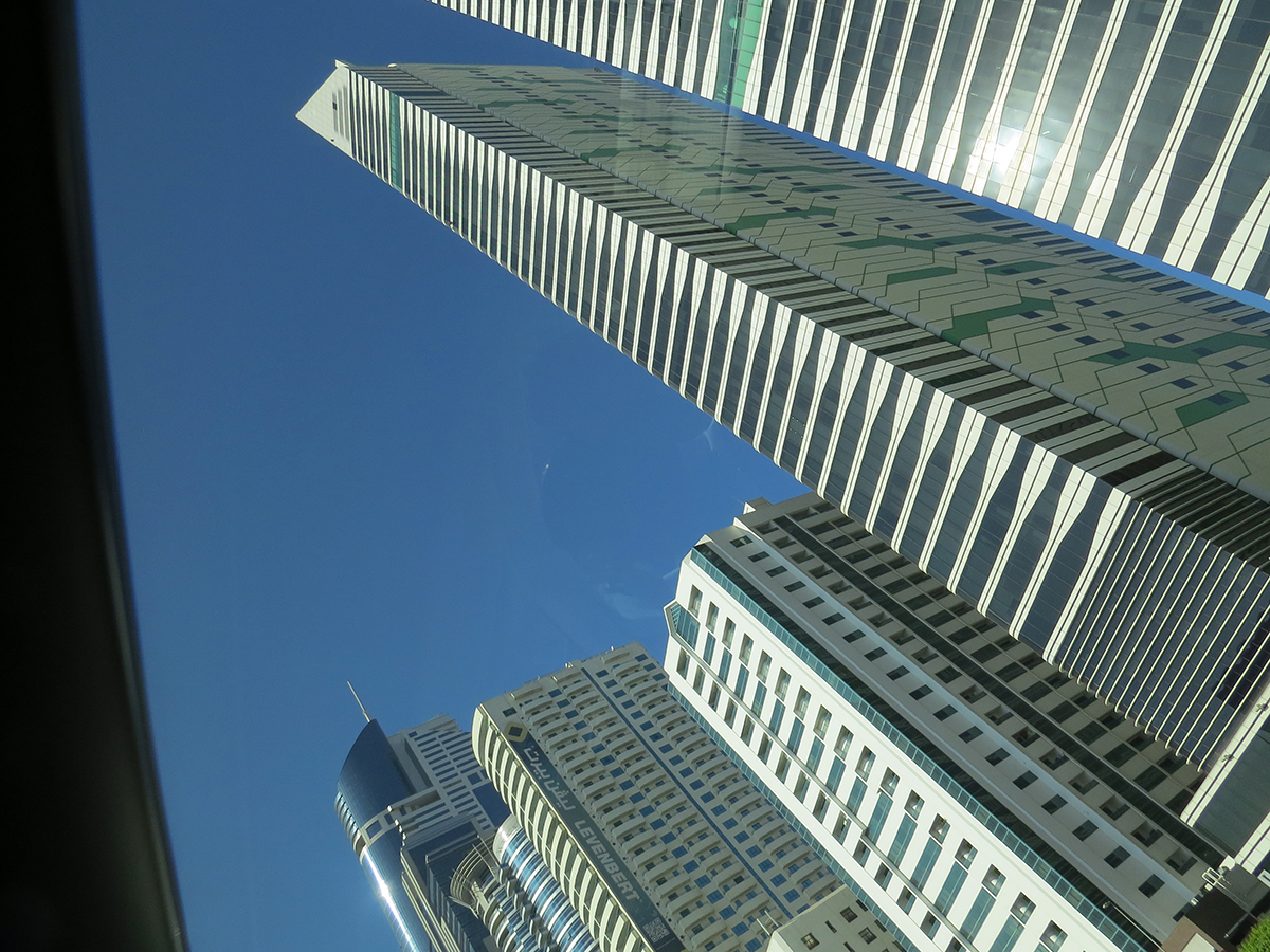 os arranha-céus de Dubai