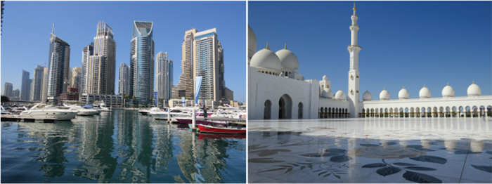 Dubai e Abu Dhabi, a capital dos Emirados Árabes