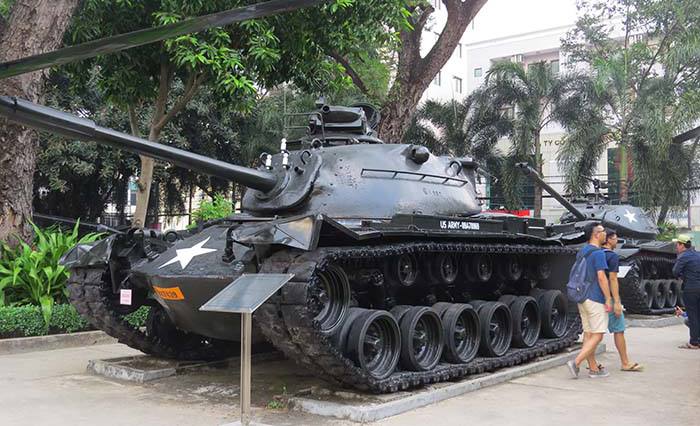 Museu-dos-Vestígios-de-Guerra-tanque M48-A3