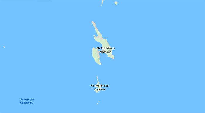 No mapa, as ilhas do arquipélago