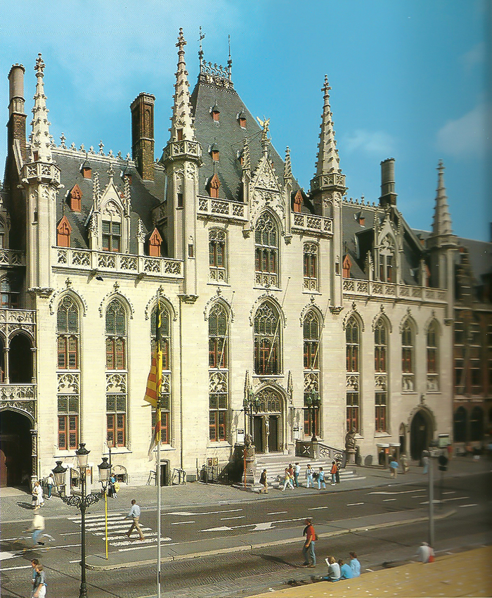 A prefeitura, de onde Bruges é governada há 600 anos.