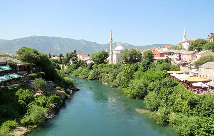 Mostar, na Bósnia
