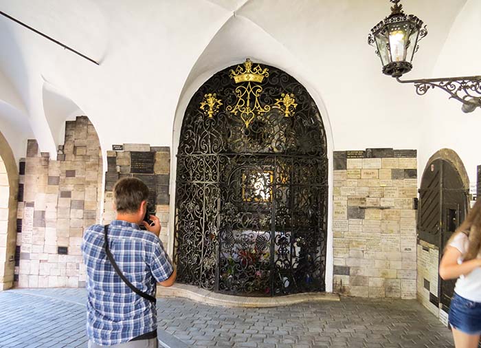 capela do portão de pedra, em Zagreb, Croácia