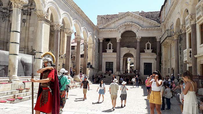 Palácio de Diocleciano, em Split, Croácia