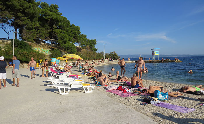 Bačvice Beach, em Split, Croácia