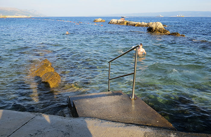 Bačvice Beach, em Split, Croácia