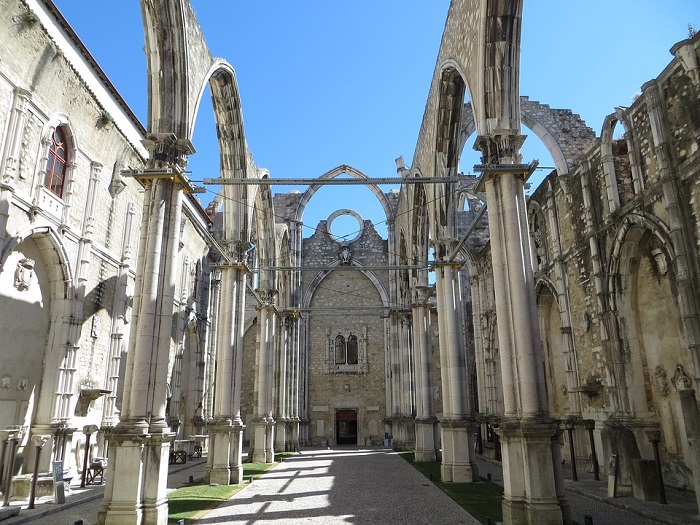 Convento do Carmo, em Lisboa, Portugal