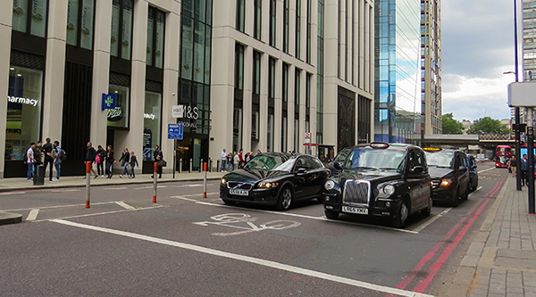 Táxis em Londres, Reino Unido