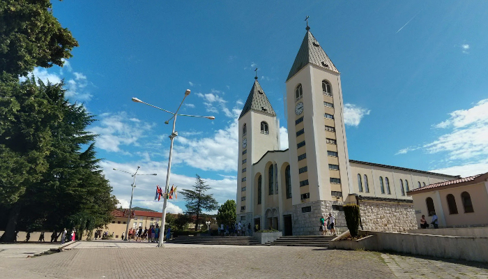 igreja em Medjugorje, Bosnia e Herzegovina