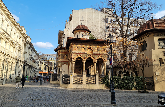 Igreja Stavropoleos, em Bucareste, Romênia