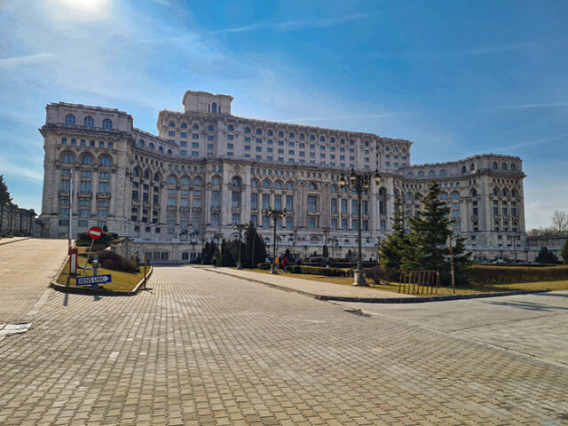 Palácio do Parlamento, em Bucareste, Romênia