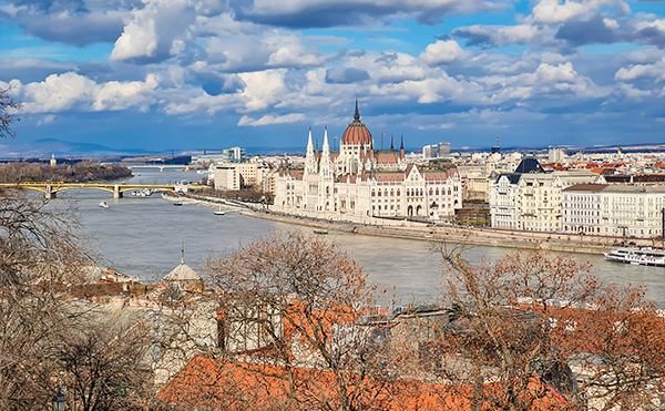 Budapeste: Parlamento Húngaro, em Budapeste, Hungria