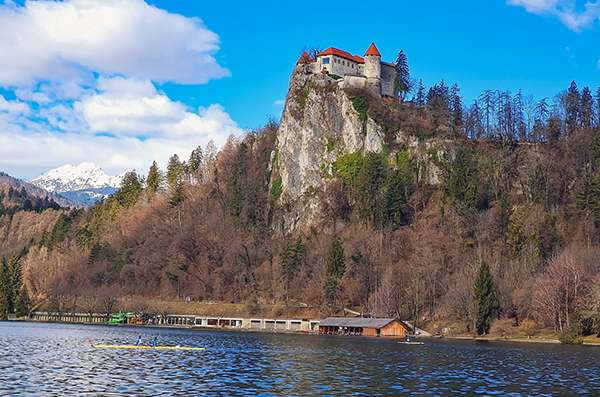 Castelo de Bled, no Lago de Bled