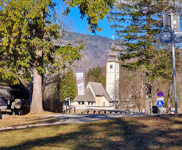 Lago de Bled Bohinj igreja
