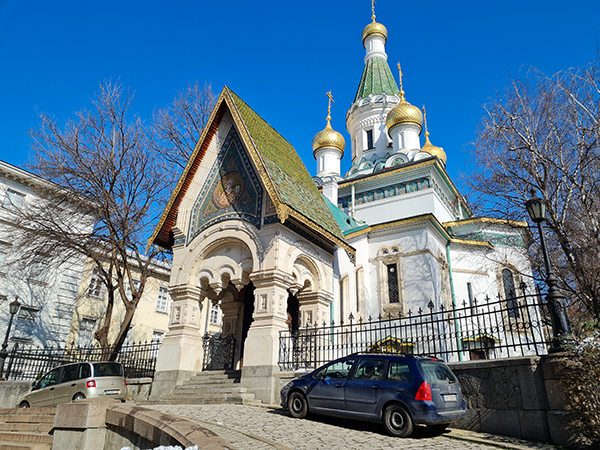 Igreja russa, em Sófia, Bulgária