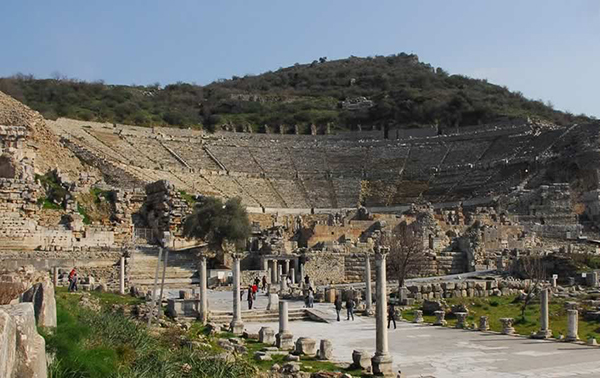 O Grande Teatro de Éfeso, na Turquia