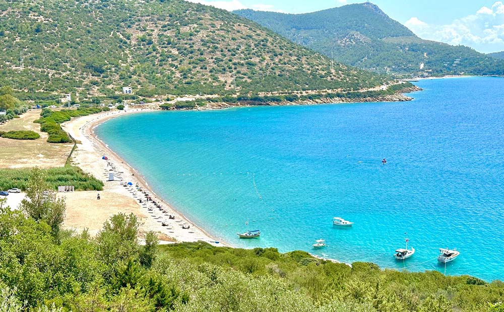 praia de Gerenkuyu, na Turquia