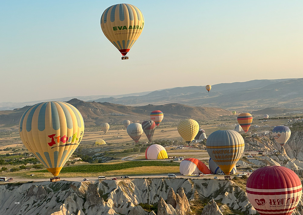 Balões na Capadócia, Turquia