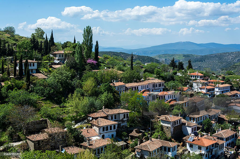 Casas antigas de Sirince, Turquia