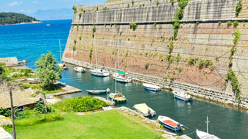 Fortaleza Velha em Corfu na Grécia