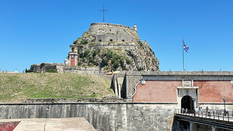 Fortaleza Velha em Corfu na Grécia