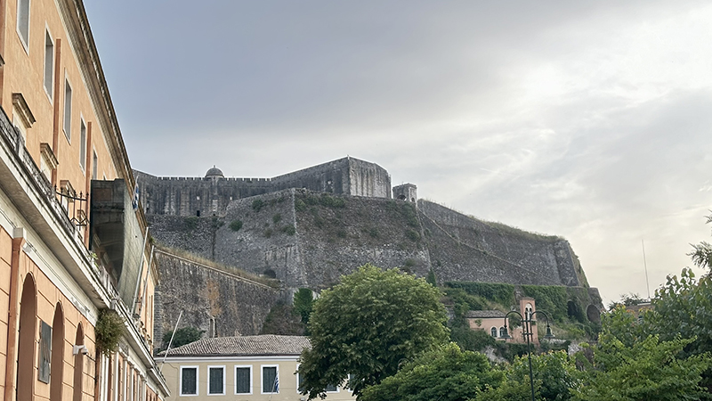 Fortaleza Nova em Corfu na Grécia