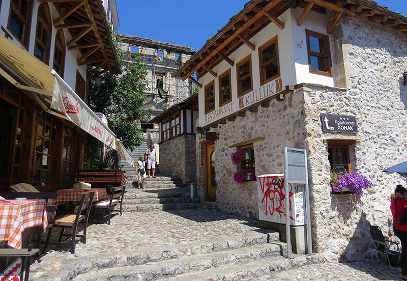 uma rua de Mostar, Bósnia