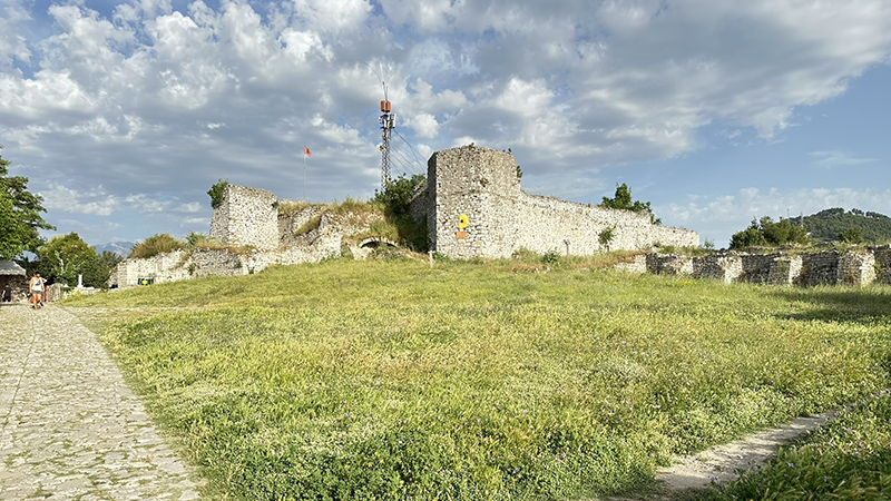 As edificações do Castelo de Berat, na Albânia