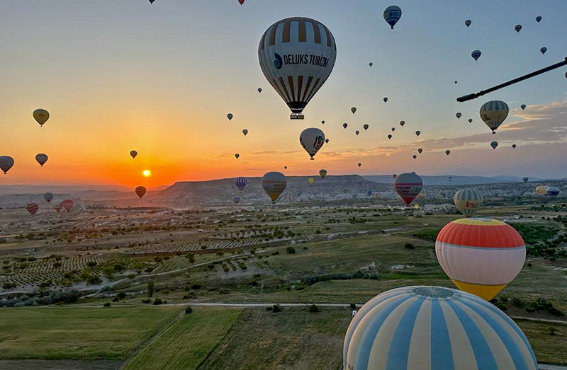 Passeio de balão na Capadócia, Turquia