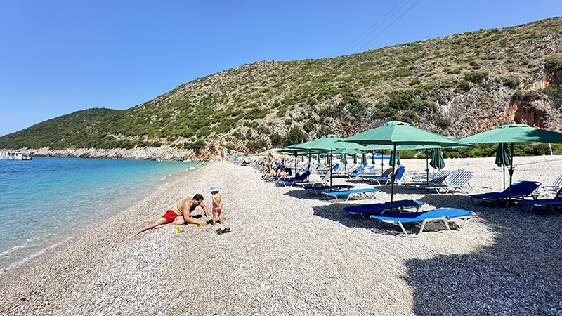 Praia de Gjipe, na Riviera Albanesa Praia de Gjipe, Albânia