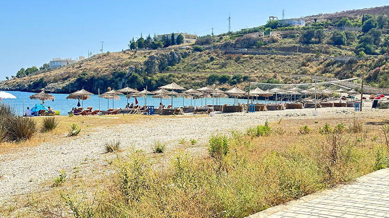 Praia de Qeparo, na Riviera Albanesa Praia de Qeparo, Albânia