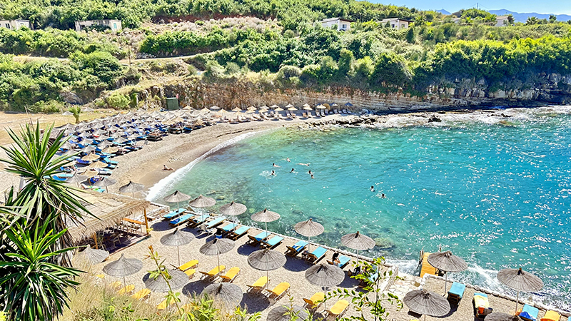 Heaven Beach, na na Riviera Albanesa Heaven Beach, na Albânia