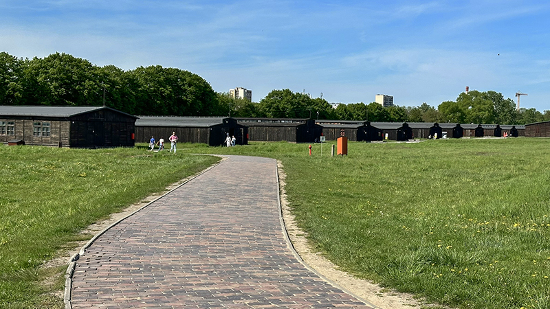 Barracões do Museu Estatal de Majdanek, em Lublin, Polônia Barracões do Museu Estatal de Majdanek