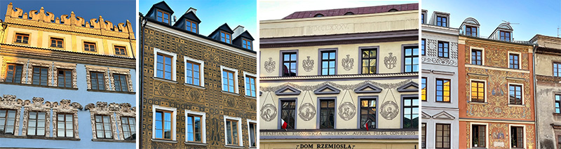 Lublin, Polônia: uma viagem pelos caminhos da história, da arte e do imaginário 3 Prédios da cidade velha de Lublin, Polônia